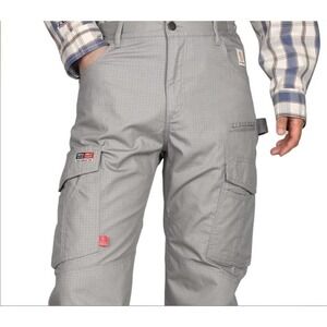 NEW Bocomal FR Flame Resistant Men Cargo Field Pants Gray Workwear NWT